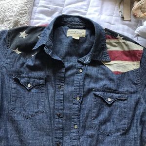 Men’s Vintage Denim Ralph Lauren Button Down